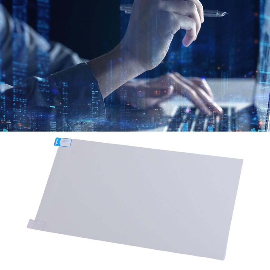 19.5 Inch Computer Screen Protector for 16:9 Wide Screen Display PET Electrostatic Adsorption Detachable Anti Blue Light Screen Protector