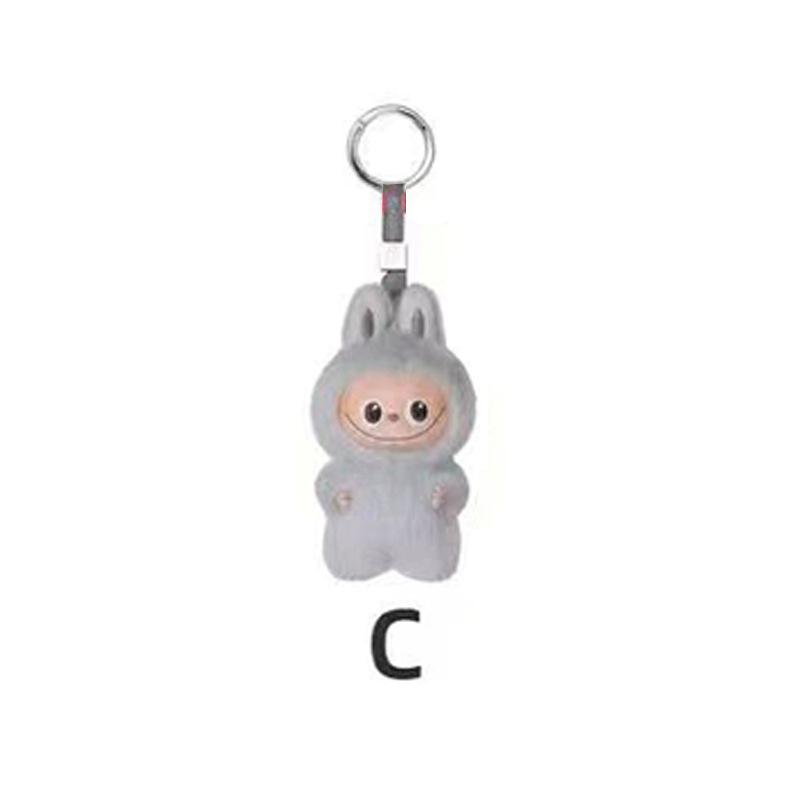 POP MART Fourth Generation Small Pendant Vinyl Face Plush Doll Keychain Blind Box