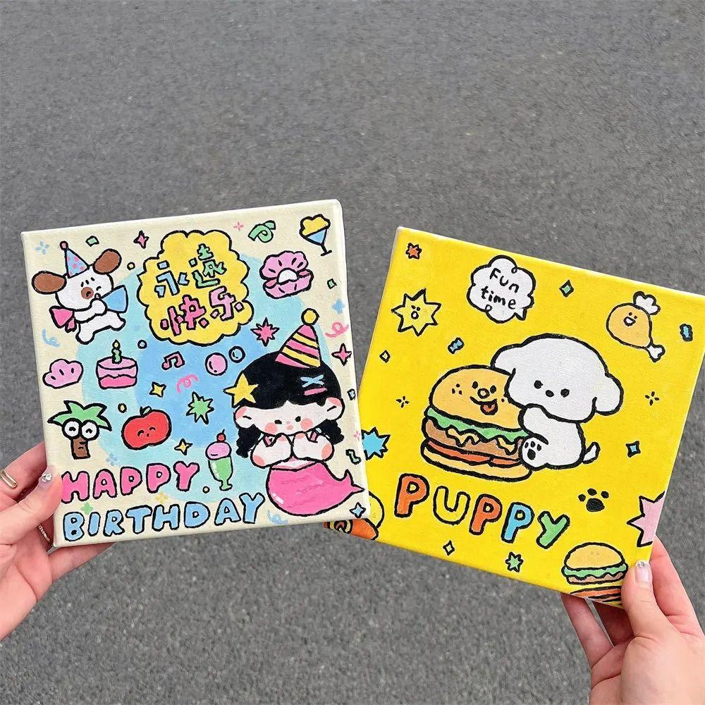 

Solid Wood Children s Digital Oil Painting Handmade Decorative Painting Artist Style 9