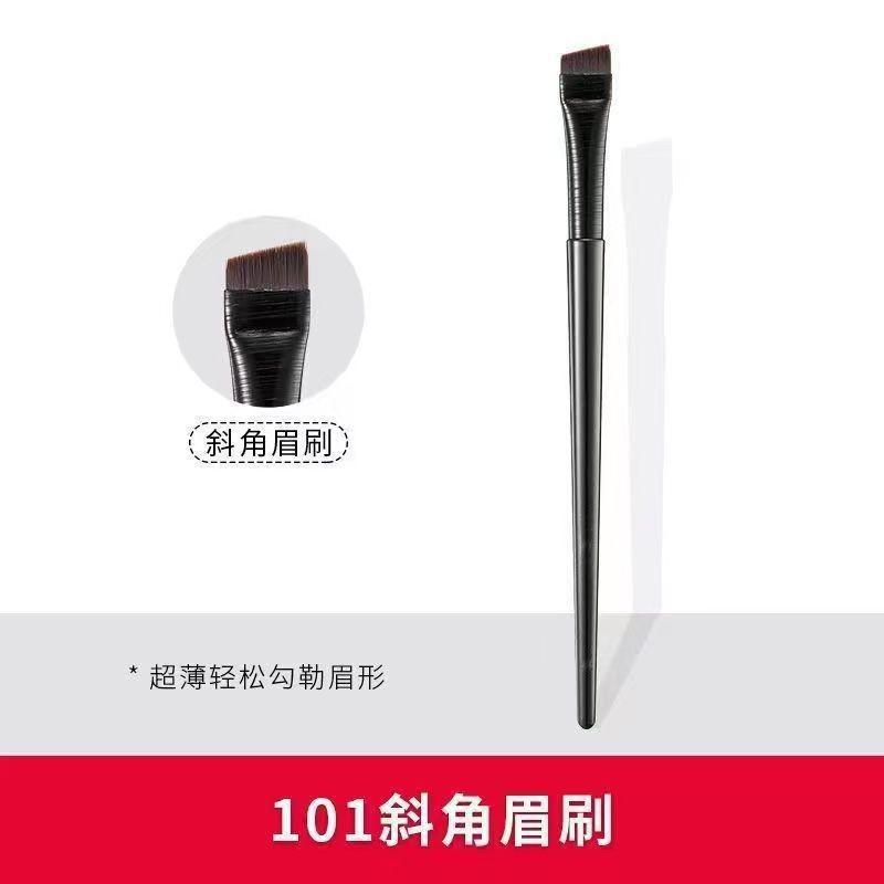 5-Piece Makeup Brush Set Sickle Eyeliner Angled Blade Eyebrow Brush Detail Brushes