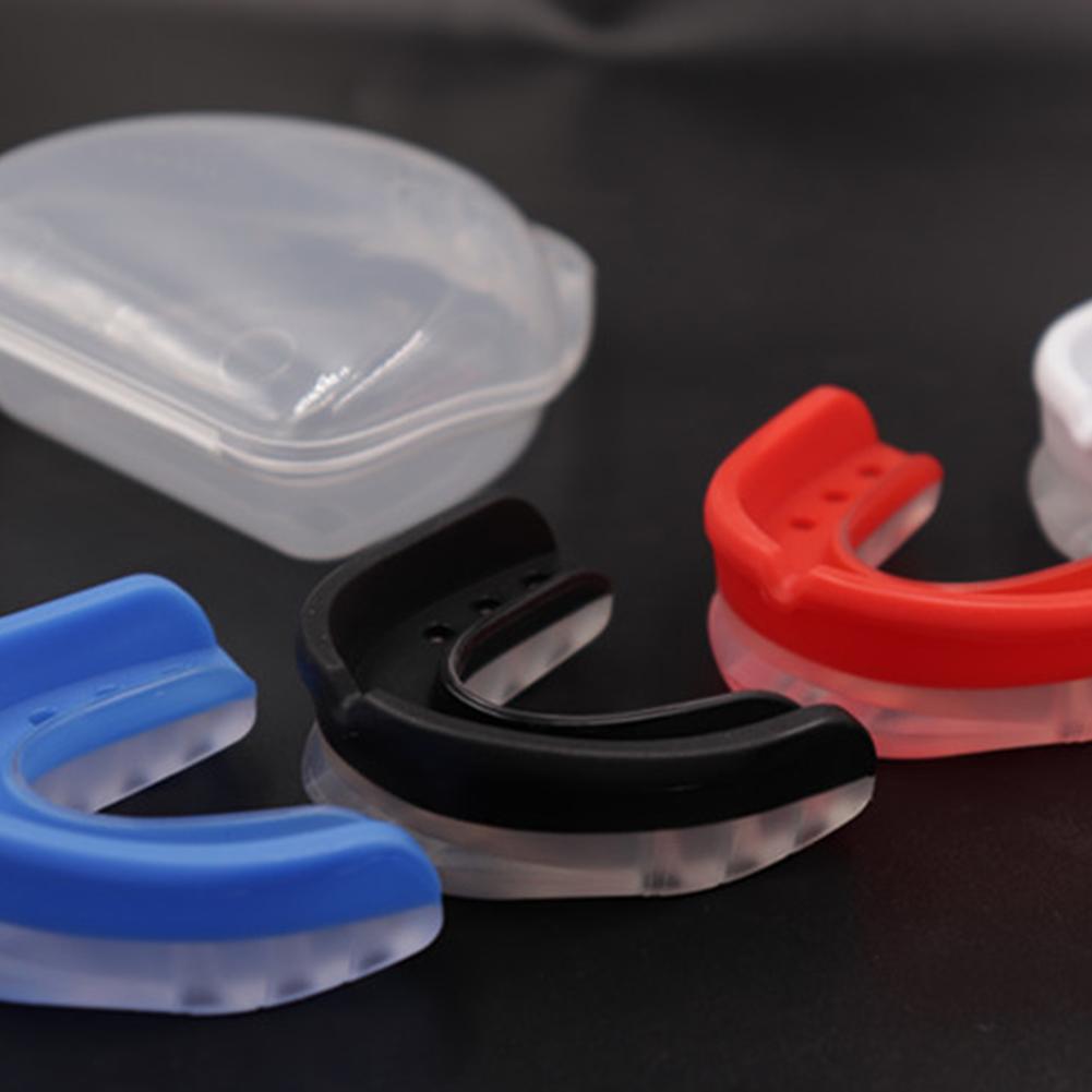 Fighting Sports Mouth Guard Shock Absorbing Basketball Mouthpiece Thickened Boxing Tooth Guard for MMA Muay Thai Training