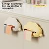 Plastic Garbage Bag Storage Box Wall Mounted Storage Holder Cleaning Bag Sorting Box  Bathroom