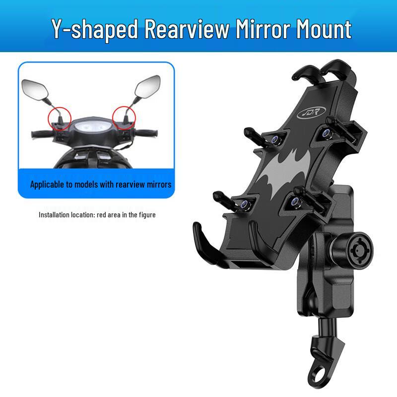 Lishi Shockproof Bicycle & Motorcycle Phone Holder 1