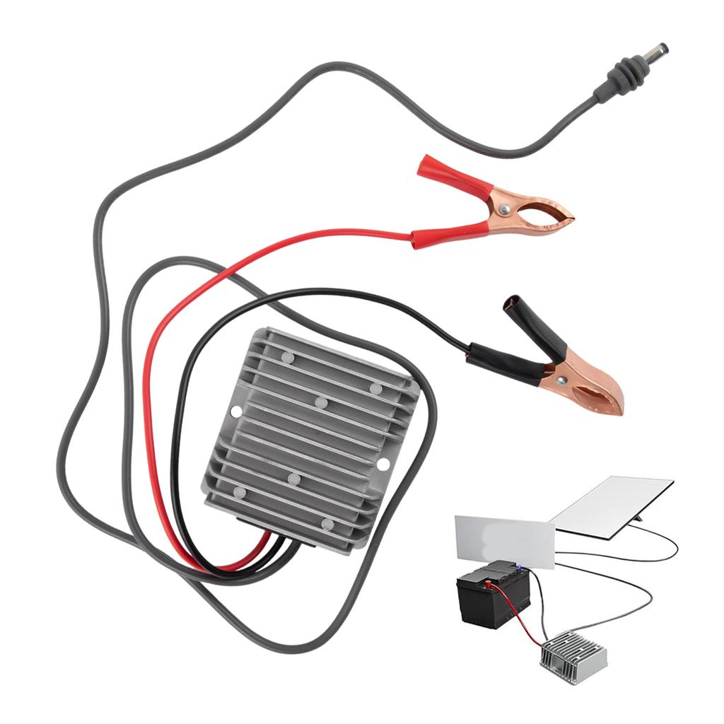 For Truck 12V To 57V Power Cable Outdoor Use 74*74*32mm Dc Boost Converter For Vehicles Overcurrent Protection