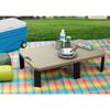 JEJ Astage Leisure Table, Chubby Wide, Sand Beige, 90cm Wide X 55cm Deep X 23cm High