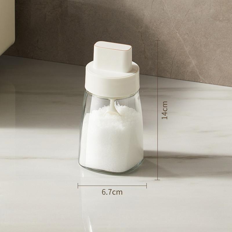 Seasoning Box Household Kitchen Sealed Moisture-proof Seasoning Bottle Salt Tank Seasoning Tank белый