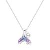 Simple Ocean Creature Pet Paw Print Butterfly Elephant Necklace Pendant Jewelry