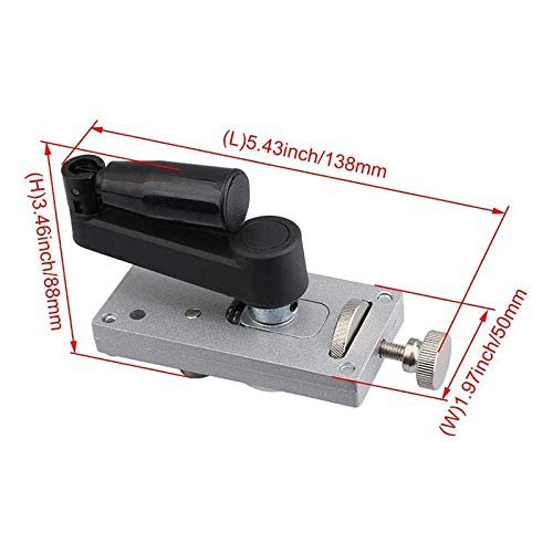 YOLTEC Guitar Stringing Tool Alloy Fret Bender Stringing Tool 13.8X5cm for Guitar Bass Fret Wire Bending