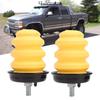 2 Rear Frame Rubber Bumpers for Chevrolet Silverado 1500, High Shock Absorption, Durable Material,