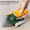 Cleaning Brush Multi-Functional Scrubbing Scraper Plastic Handle Ergonomic Grip Kitchen Toilet Cleaning Bottle Brush