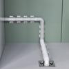 10Pcs Washing Machine Drain Hose Holder Universal No Drill Self-adhesive Washer Water Pipe Fixing Clamp Fasteners Mount