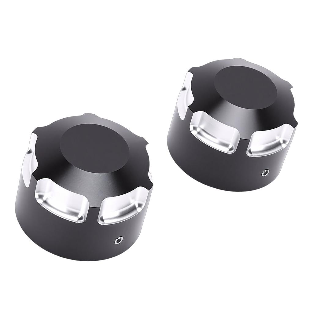 2pcs Rear Axle Nut Covers Caps Aluminium Alloy Rustproof Replacement for Spyder All Models 2008 to Later