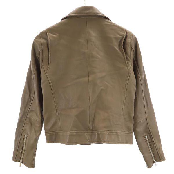 PUBLIC TOKYO Made In Japan Sheepskin Riders Jacket 1 Brown Sheep Leather Women Used