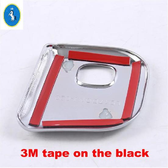 Carbon Fiber Car Electric Tailgate Switch Button Frame Cover Trim For Jeep Grand Cherokee 2011 -  Accessories Interior Refit