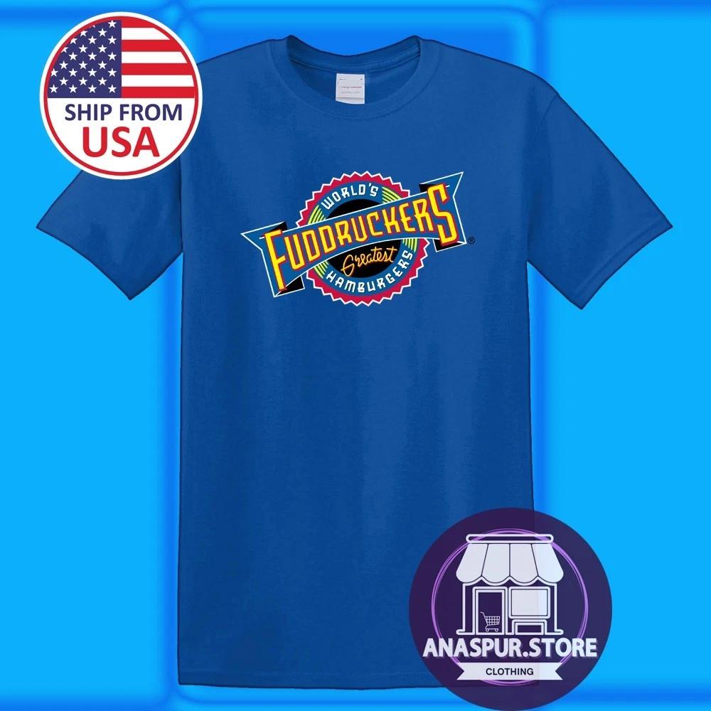 World s Fuddruckers Greatest Hamburgers Men s Blue Size S-5XL S