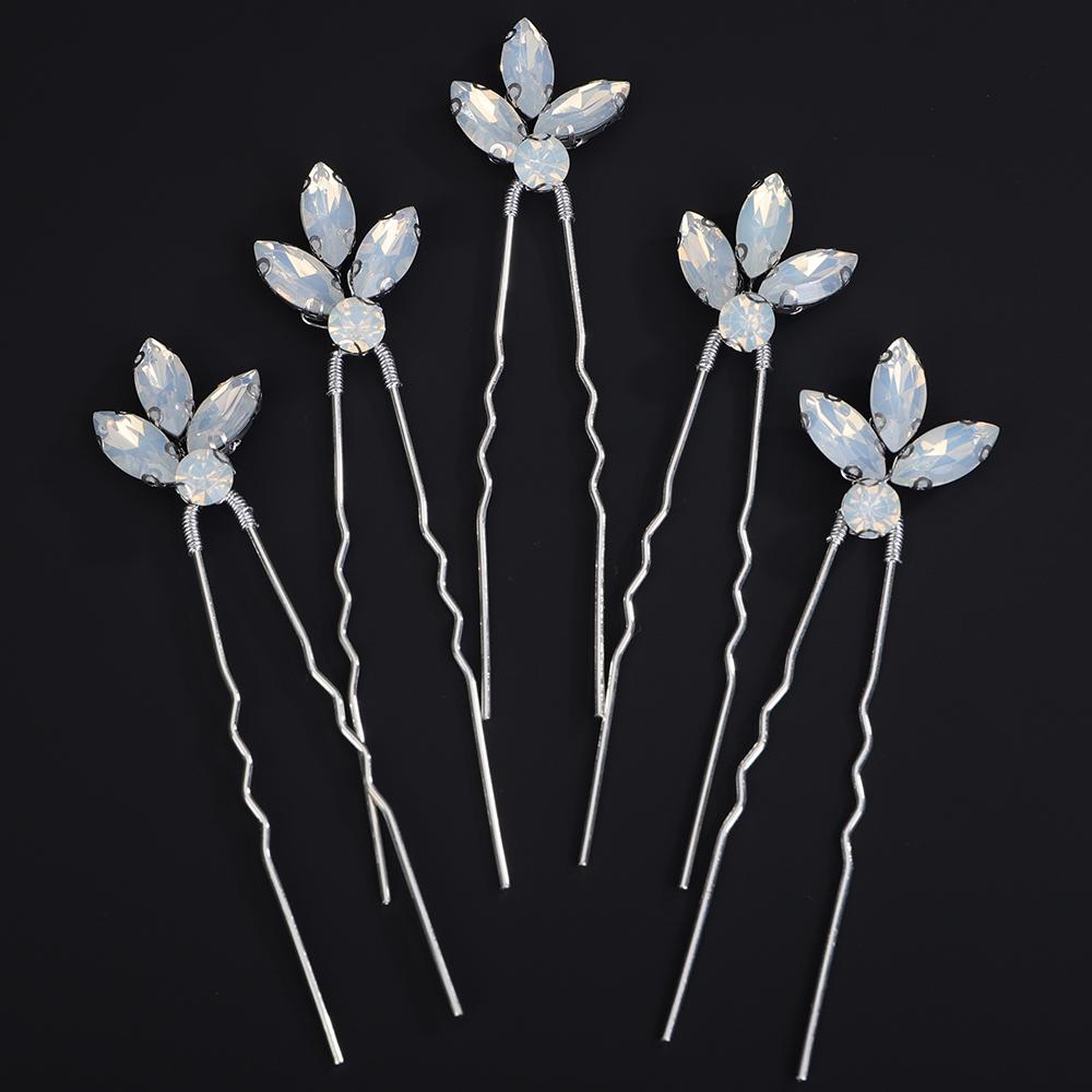 

5 шт. Красные серебристые заколки для волос невесты со стразами, ручной работы, головной убор для женщин, зеленые синие свадебные аксессуары, головной убор, тиары для вечеринки