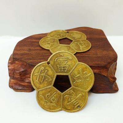Colección de Mejora de Monedas de Feng Shui de Cobre Monedas de Cobre Monedas de la Suerte Regalo