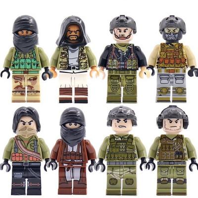 Militär Bandit Polizei Figur Bausteine Spielzeug