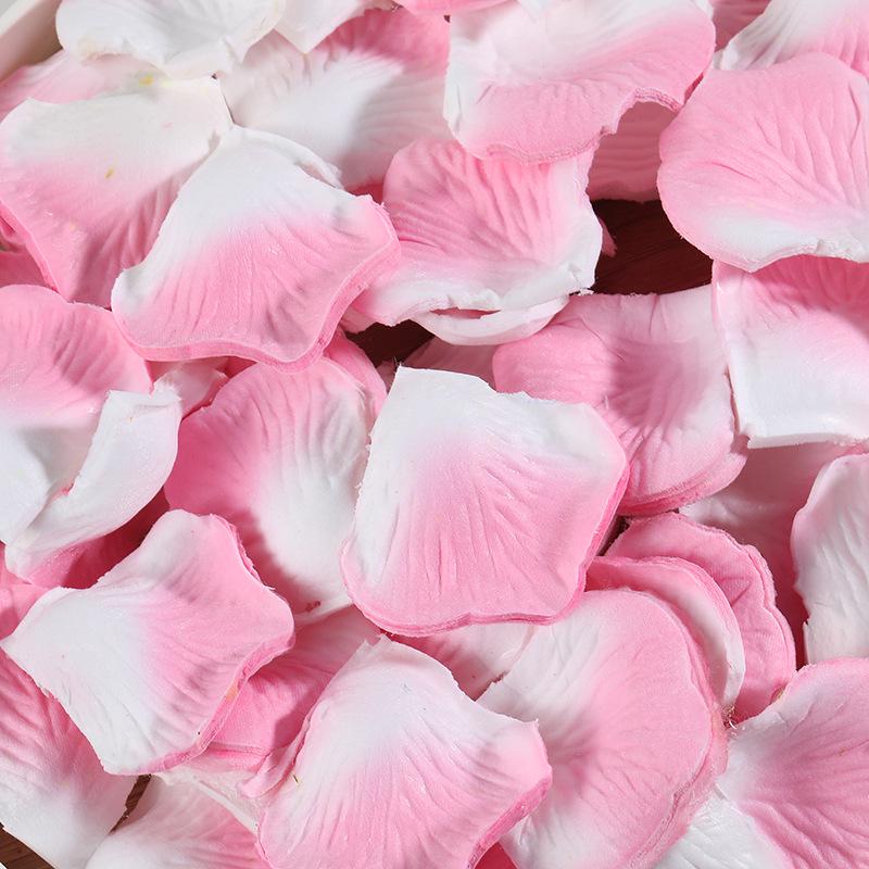 Non-Woven Artificial Rose Petals for Wedding Decorations and Hand-Thrown Arrangements