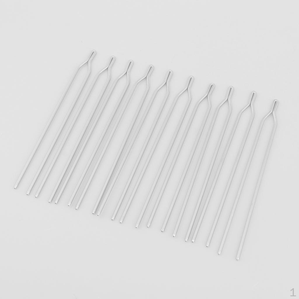

10 Hair Clip Chop Pin For Women Simple срібний
