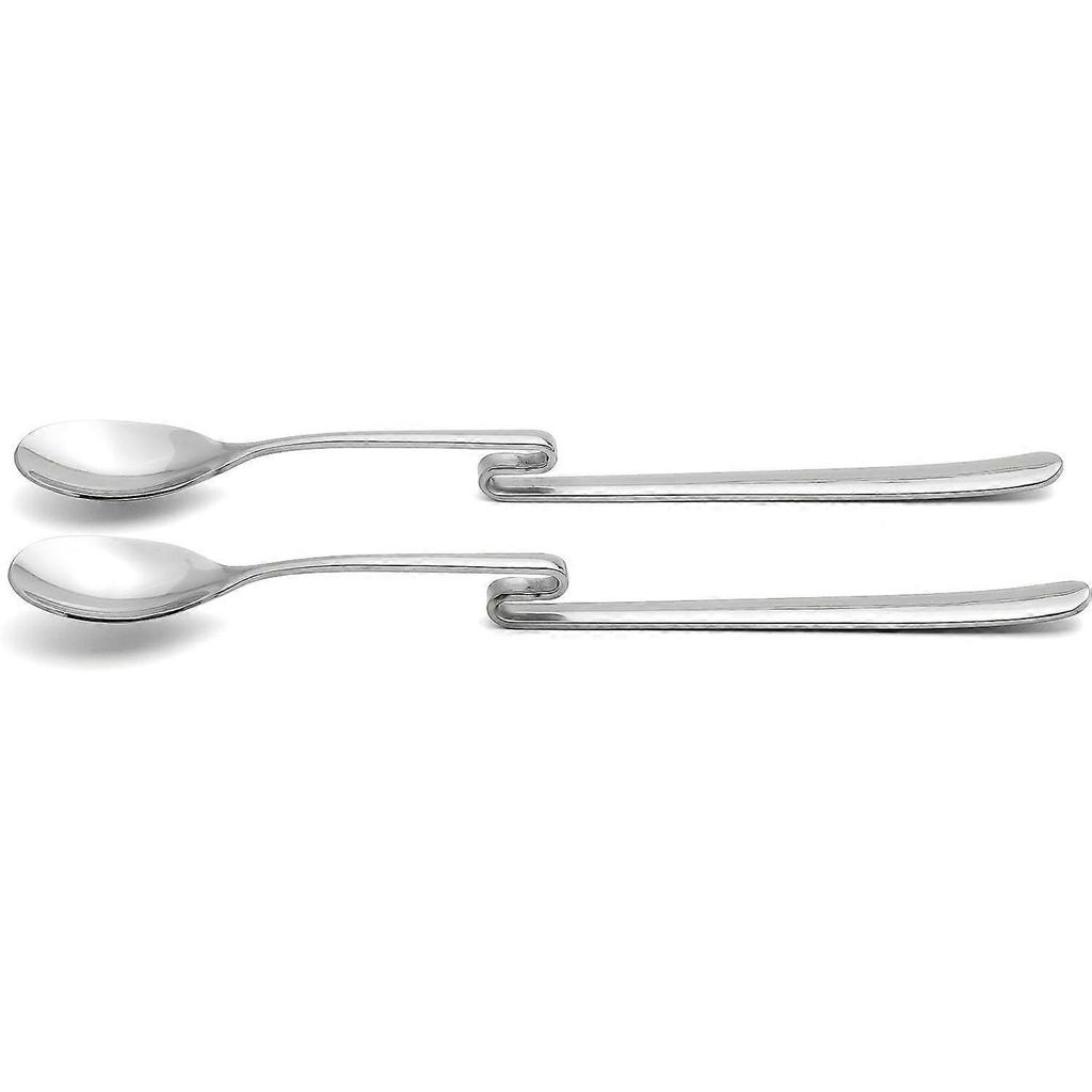 Jam Spoon Silver Stainless Steel 17*2.6cm Set of 2