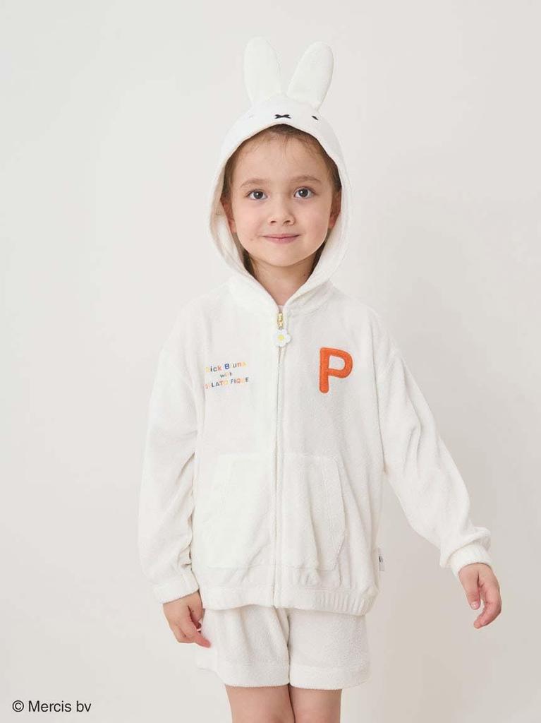 Gelato Pique DickBruna Kids Miffy Pile Hoodie PKCT254418OWHT120