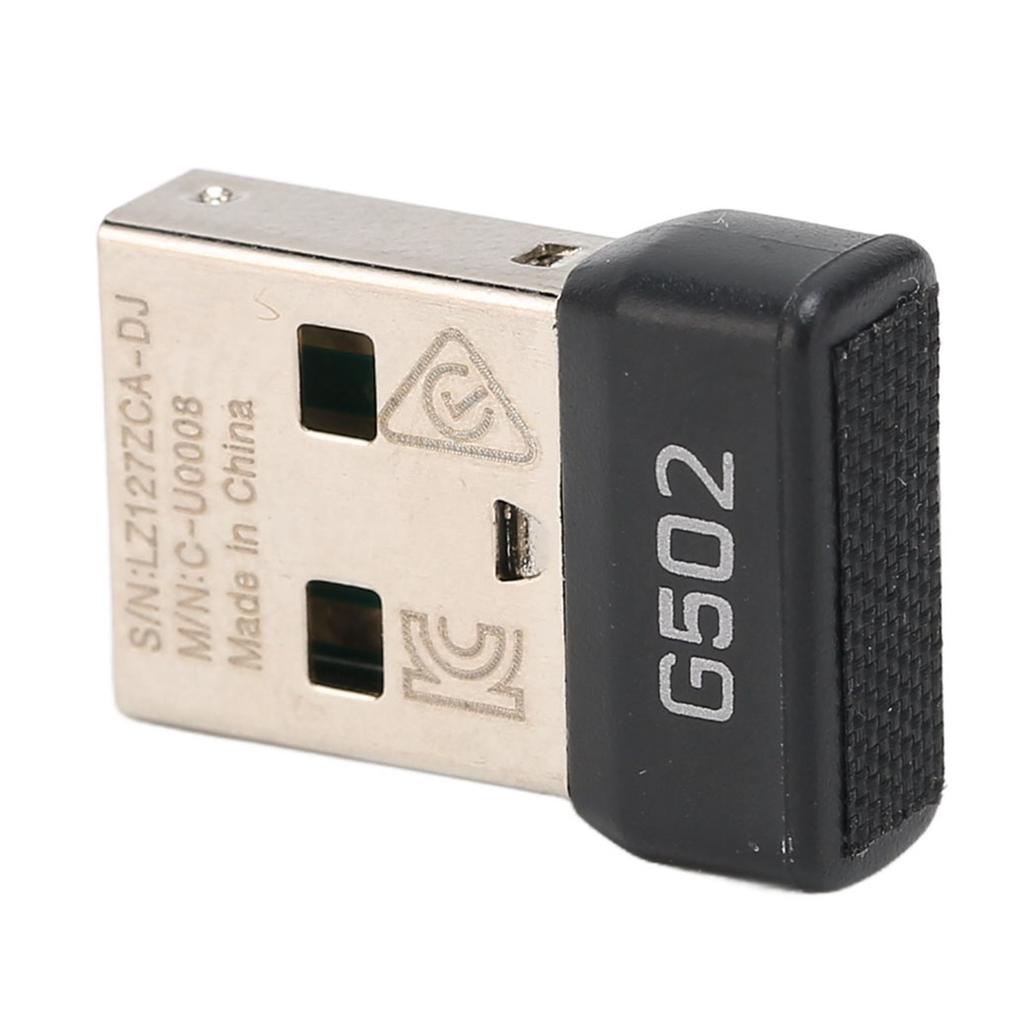 USB Receiver 2.4GHz Wireless Stable Signal Small Portable ABS Metal Mouse Adapter for G502 Mouse