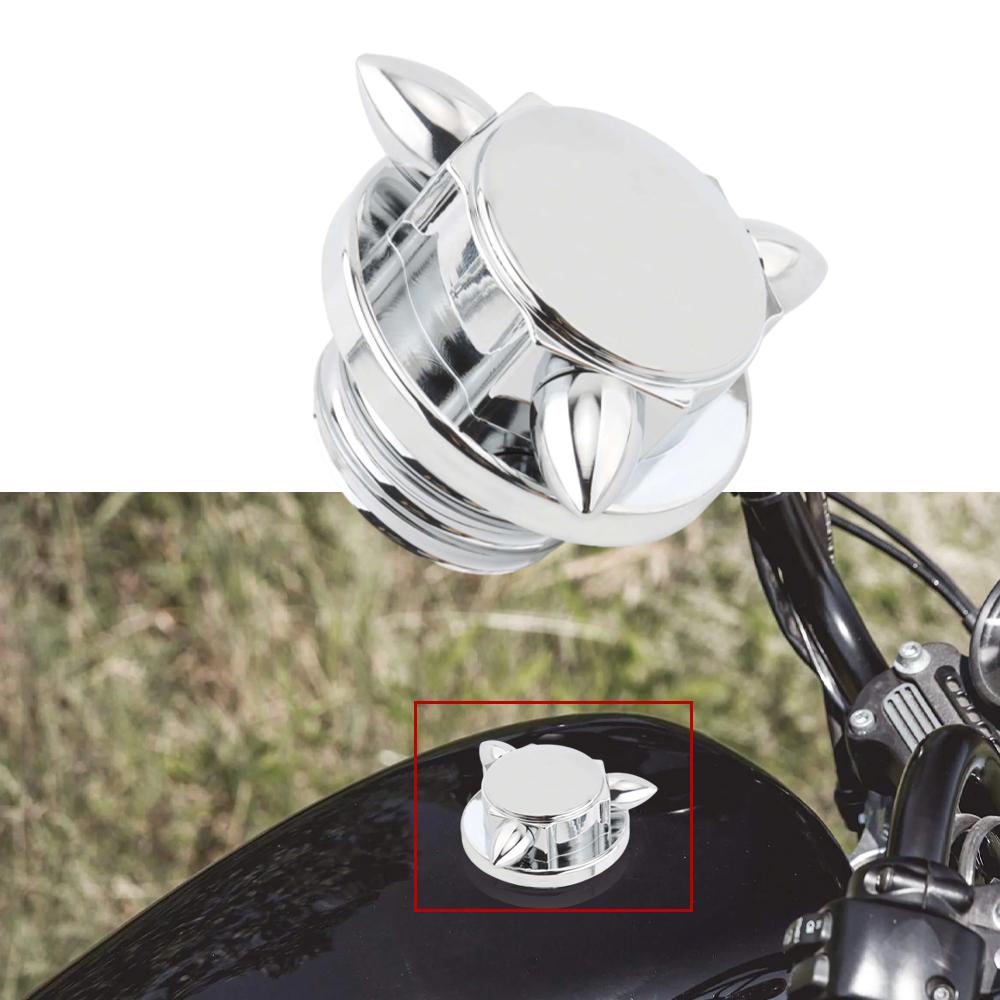 1PC Motorcycle Gas Fuel Tank Cap Cover Aluminum Right-hand Thread for Harley Sportster XL 883 1200 1996+
