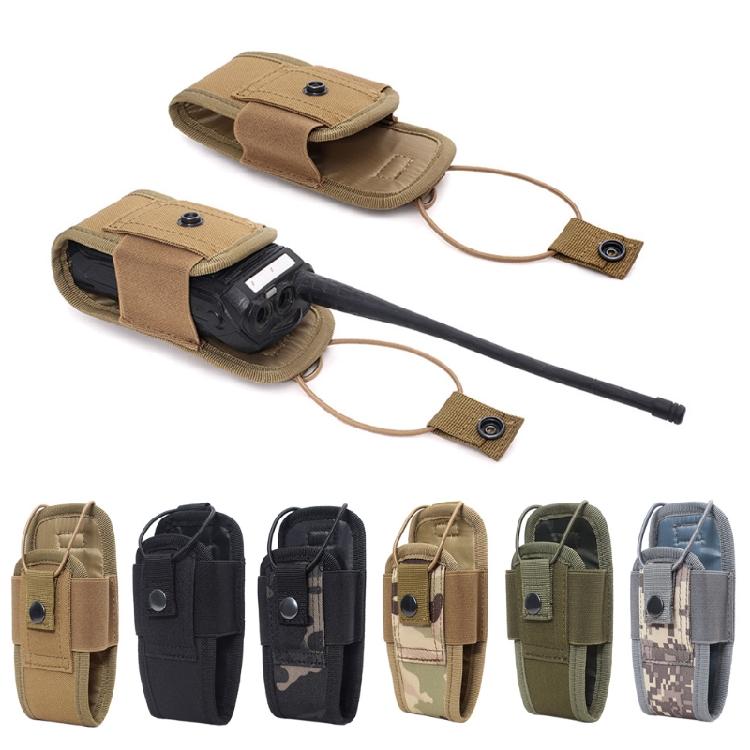 Radio Pouch Military Walkie Talkies Holster Waist Bag Holder Pocket