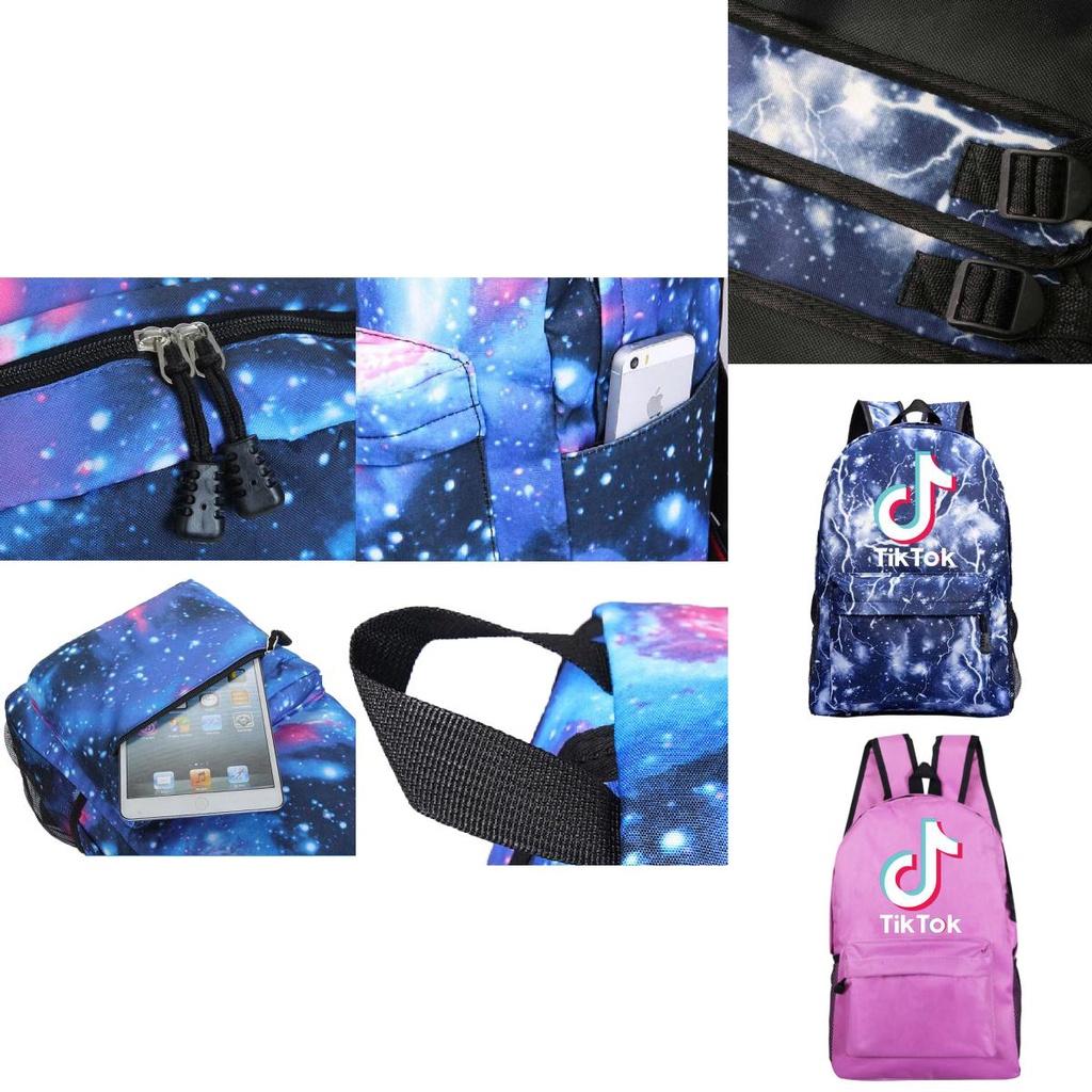 Backpack Tik Tok Large Children Schoolbags Casual Travel Bags Rucksack Shoulder