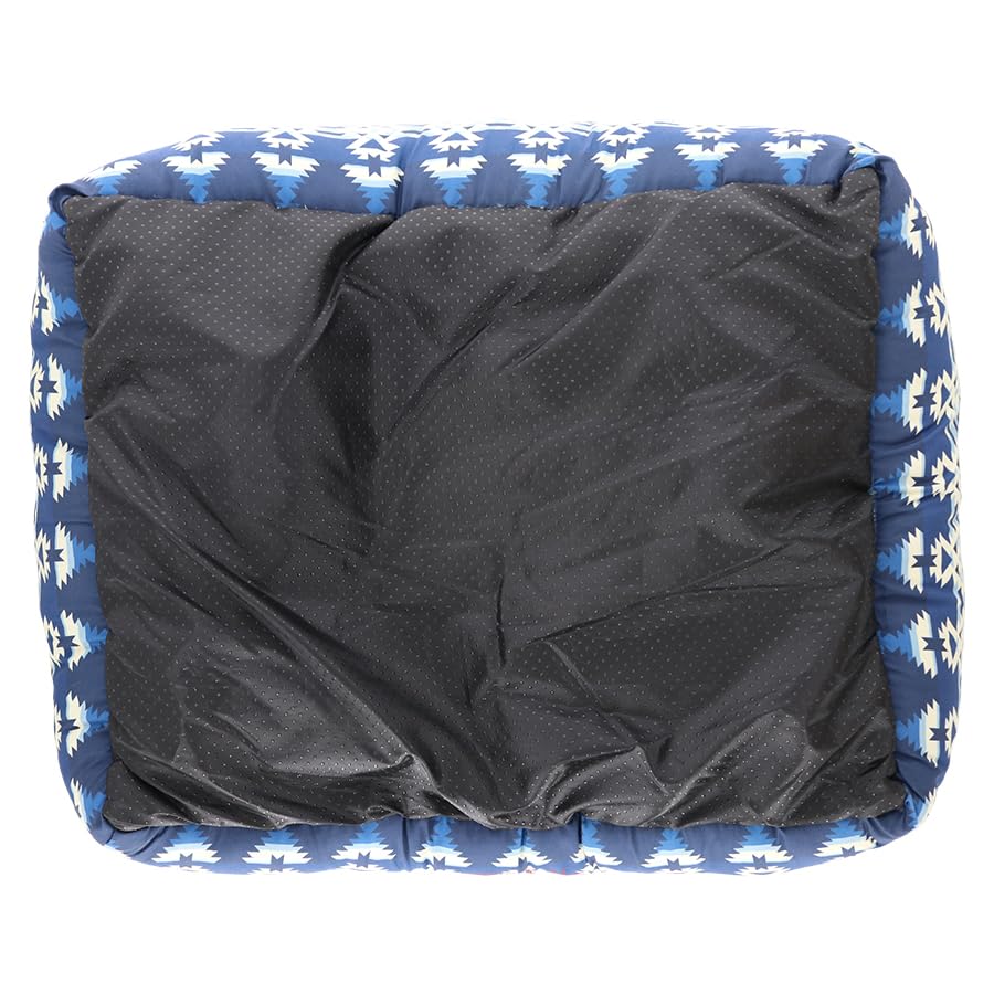 LOGOS Indy Pet Bed | Indy Print Pet Supplies, Bedding, Dog Supplies, Cat Supplies, Bed, Cushion (Navy, Large)