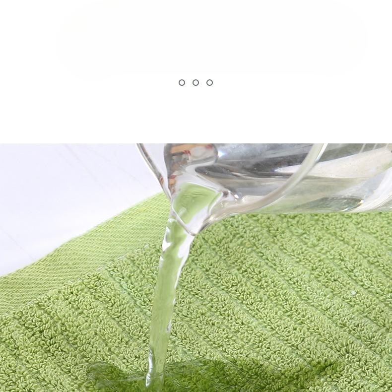 Pure Cotton Towel Labor Protection Home Gift Towel Absorbent Plain Vertical Strip Five-color Cotton Face Towel Wash Face
