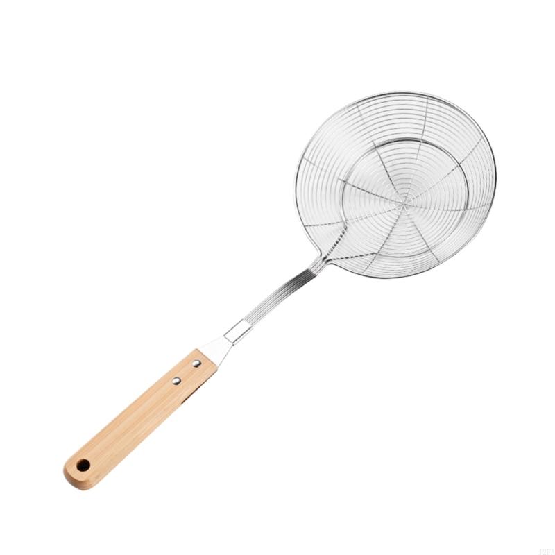 Professional Slotted Strainer Long Handle Spoon Skimmer Ladle for Cooking and Draining Kitchen Accessories