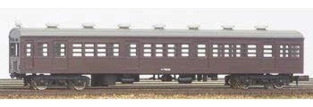 Greenmax N gauge Kuha 79 model train pre-colored model, original, brown, 13010,