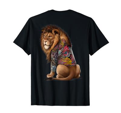 Traditionelles japanisches Drachen-Tattoo Leo T-Shirt