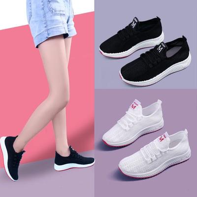 Summer New Trendy Sports Versatile Casual Women's Shoes Lightweight Mesh Shoes Summer Running Shoes Breathable Travel Shoes