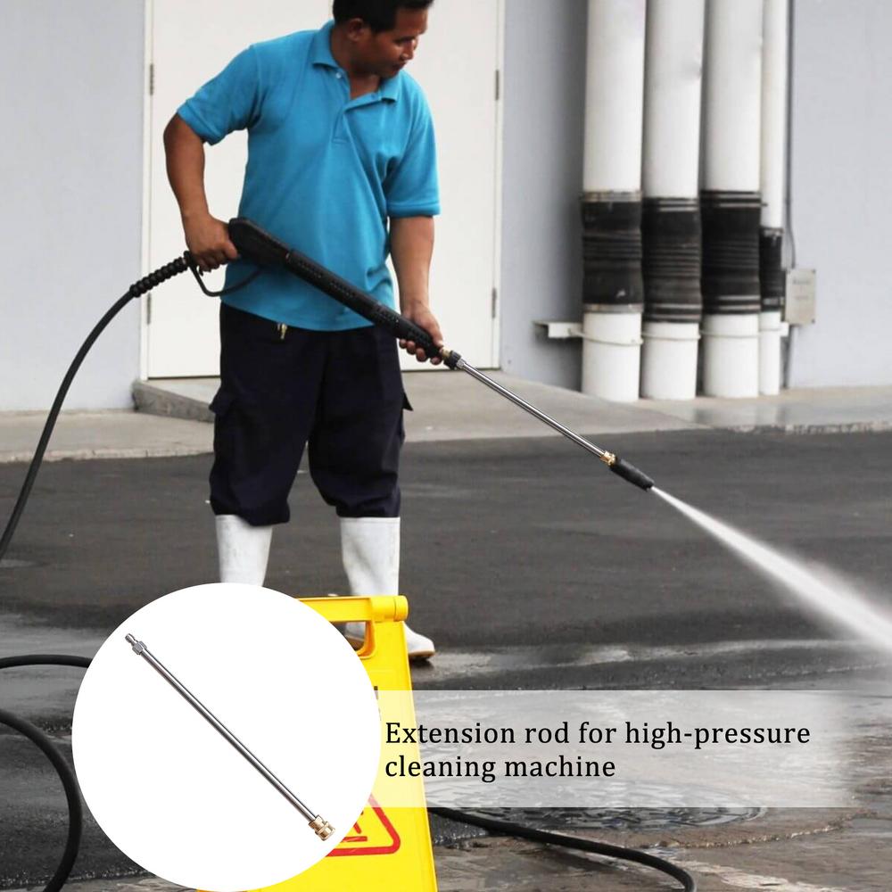 Hochdruckreiniger Verlängerungsstab 15 Zoll Hochdruckreiniger Lanzenstange 4000 PSI 1/4 Zoll Schnellkupplung Hochdruckreiniger Verlängerungsstab Dachrinne