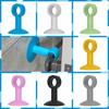 3cps Suction Cup Type Door Handle Bumper Silicone Door Handle Cover Door Stoppers  Reducing Noise