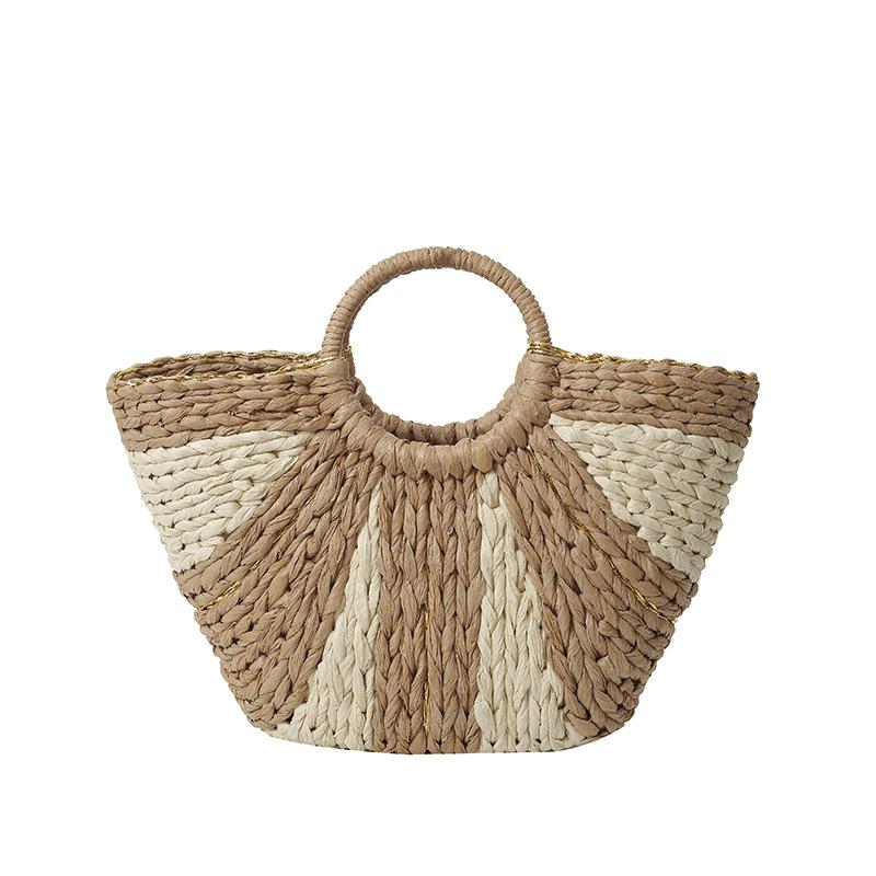 

Large Capacity Handbag New Handbag Holiday Beach Bag Versatile Tote Bag хаки