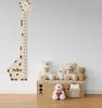 Holz-Höhenmaßband mit Namen für die Wand zur Höhenmessung Giraffe