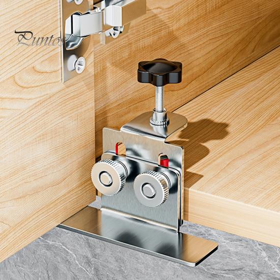 1/2/3Pcs Cabinet Door Installation Tool Adjustable Door Installation Positioner Height Adjustability Easy To Use Cabinet Door Installation Position