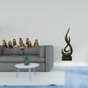 Abstract Nativity Flame Figurines Modern Religious Resin Sculpture Tabletop Ornament Set for Indoor