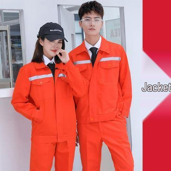 Unisex Workwear Set: Long Sleeve, Reflective, Wear & Dirt-Resistant for Spring/Autumn - Ideal for Auto Repair