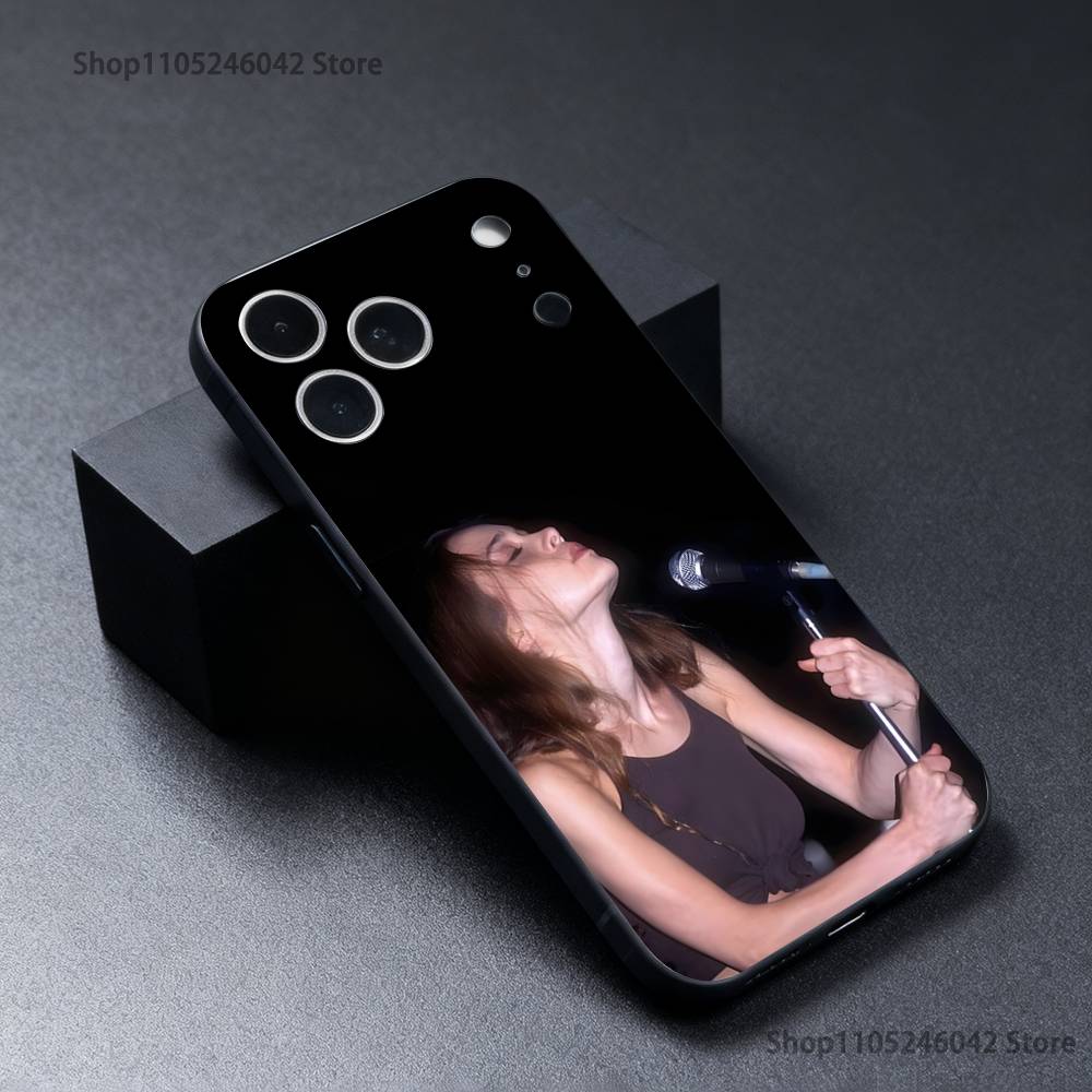 F-Fiona A-Apple Phone Case For iPhone 17,16,15,14,13,12,11,Pro,Max,Plus Black Soft Cover