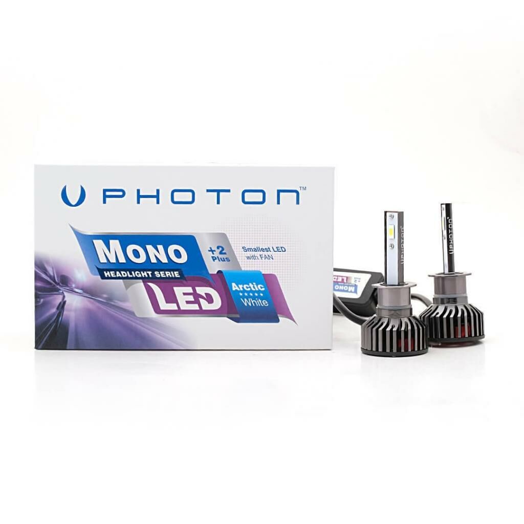 

Photon Mono H1 3+Plus Led Xenon 7000 Lumen ФАРА белый