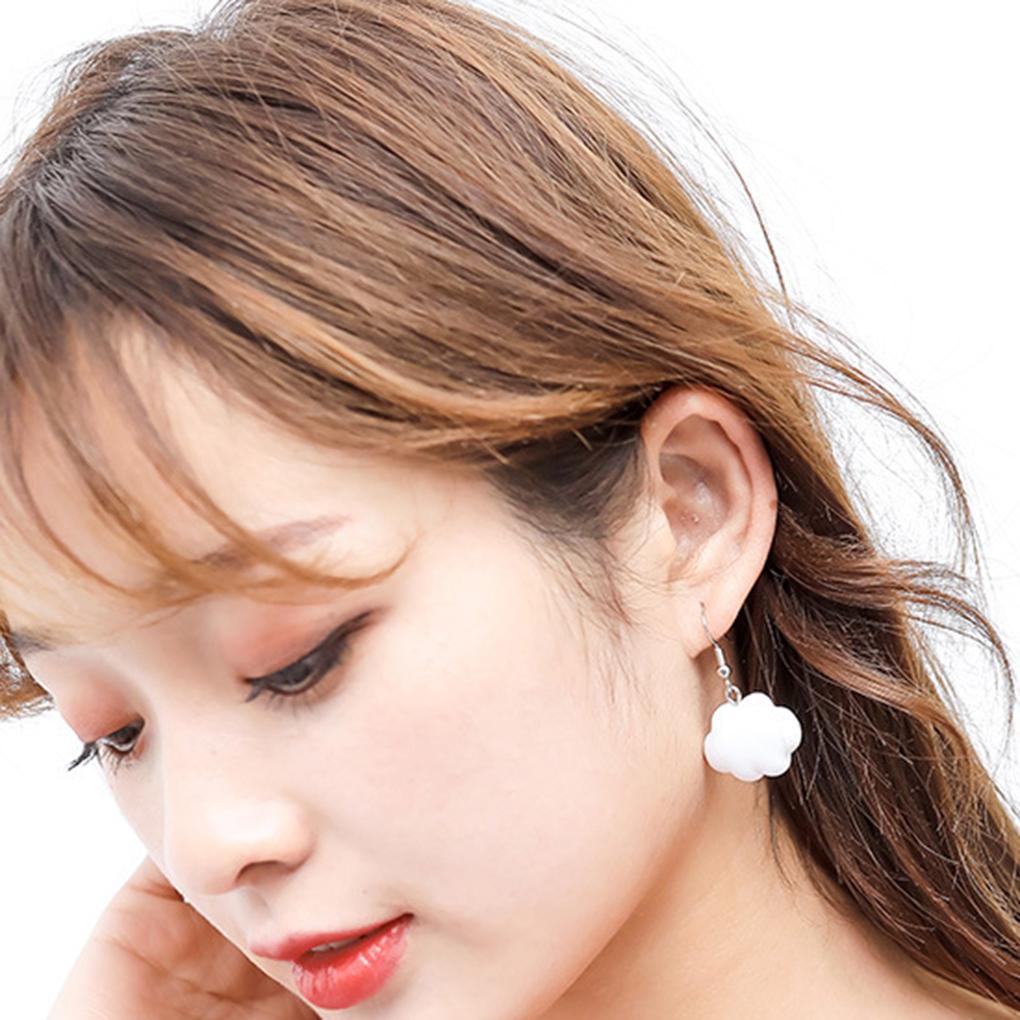 Damen Form Ohrringe Mädchen Harz Ohrhaken Legierung Stecker Ohrring Schmuck Feiertag Geburtstagsgeschenk