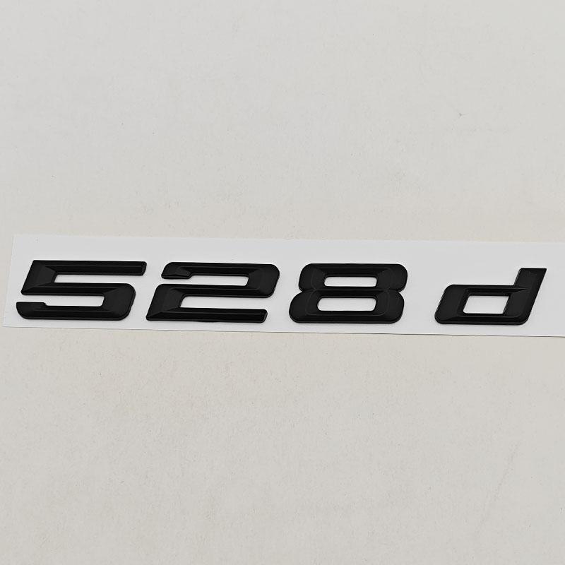 3D Czarny Matowy ABS Logo Litery Samochodowe 528i 530i Naklejka Emblemat na Tylną Klapę Dla BMW Serii 5 530i 530i F10 E60 Akcesoria Tylne