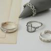 Silver Cross Women's Retro Silver Ring - Trendy Thai Index Finger Jewelry, 2022 Celebrity Style