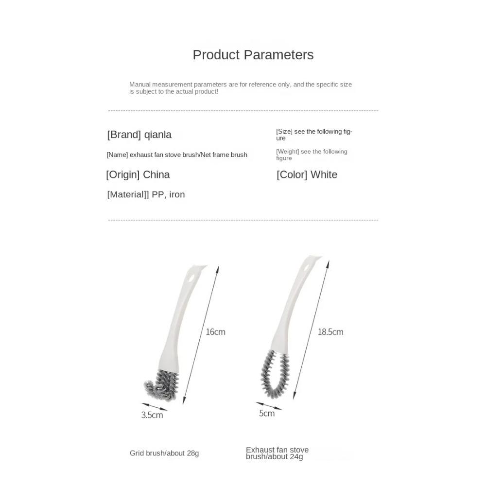 1PC Grill Brush V-shaped Hooked Scraper Multifunctional BBQ KitNet Cleaning Brush for Kitchen Stove Sink Oven Cleaning BrushTool