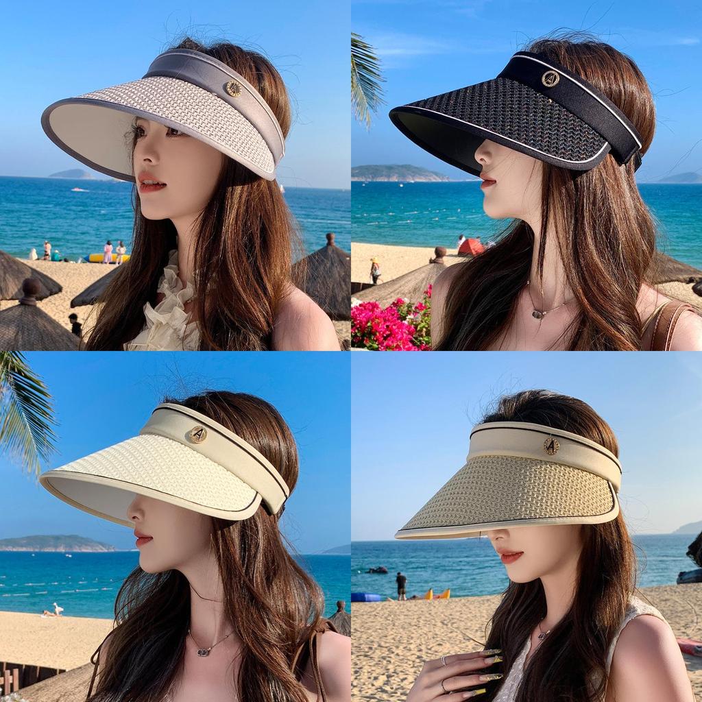 Womens Summer Sun Hat With Large Brim And Uv Block For Outdoor Activities And Travel